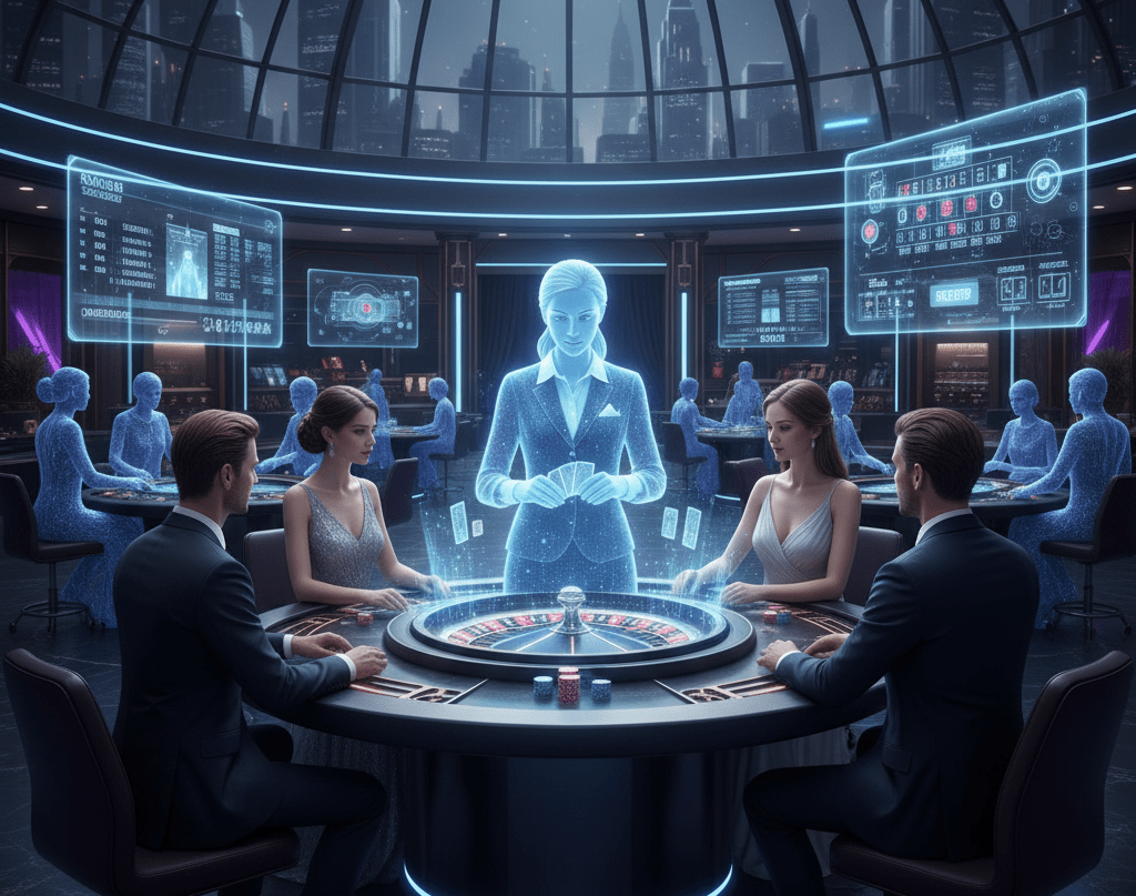 High definition live dealer studio at Bally Casino